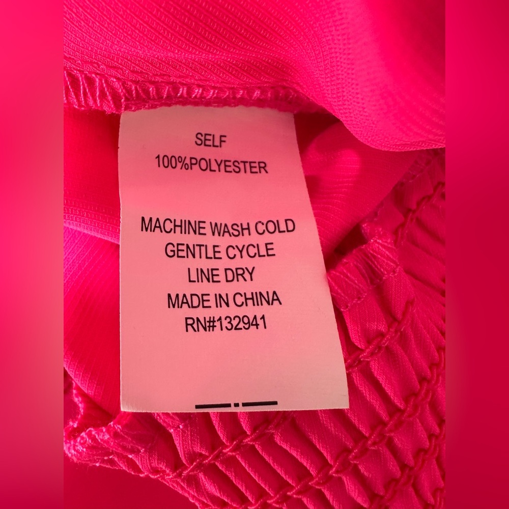 Amanda Uprichard One Shoulder Pink McKinley Dress Size Large - Picture 12 of 12